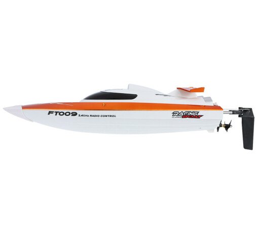 Barca cu telecomanda iUni FT009 Top Speed Racing Flipped Boat, Portocaliu